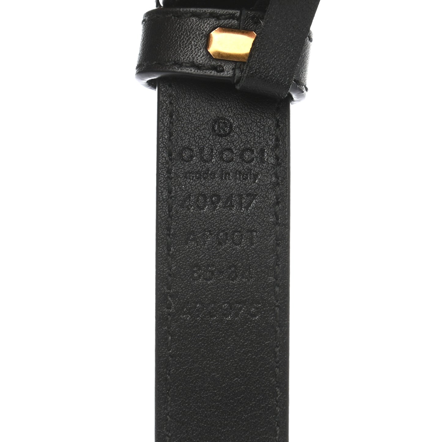 Calfskin Double G 20mm Belt 85 34 Black