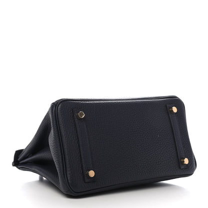 Hermes Togo Birkin 25 Bleu Nuit 3 of 9