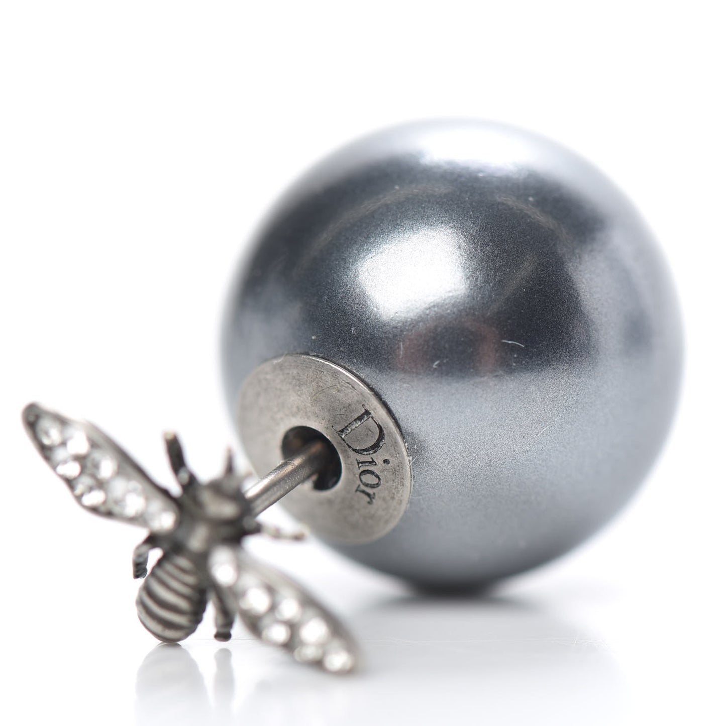 Mise En Dior Tribal Bee Earrings Grey