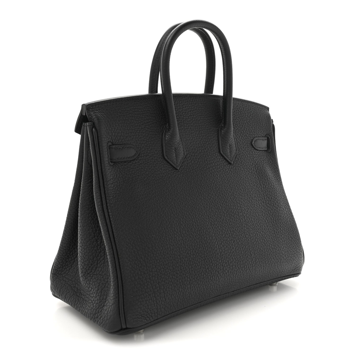 Hermes Togo Horseshoe Birkin 25 Black Anemone 3 of 11