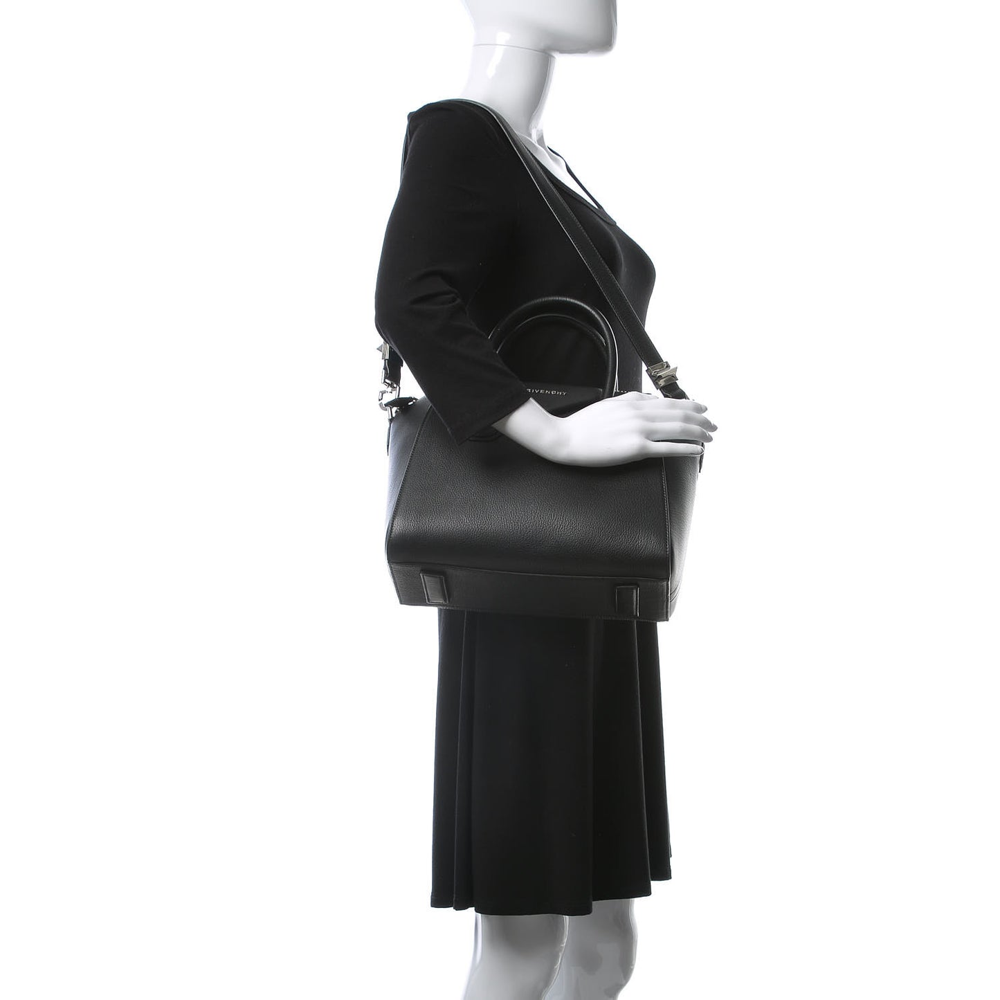 Sugar Goatskin Small Antigona Black