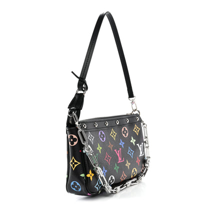 Louis Vuitton LV X TM Monogram Multicolor Pochette Accessories Black 3 of 10