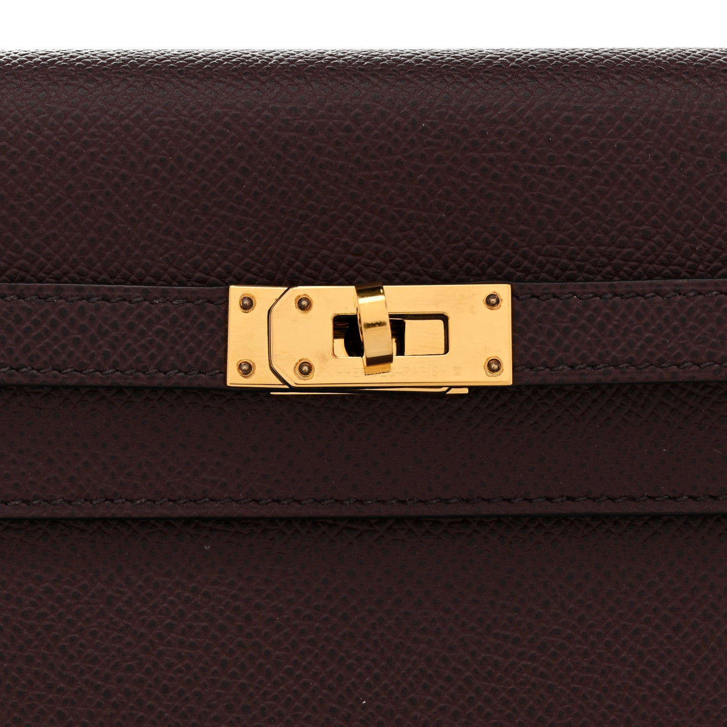 Hermes Epsom Kelly Wallet To Go Rouge Sellier 7 of 10