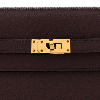 Hermes Epsom Kelly Wallet To Go Rouge Sellier 7 of 10