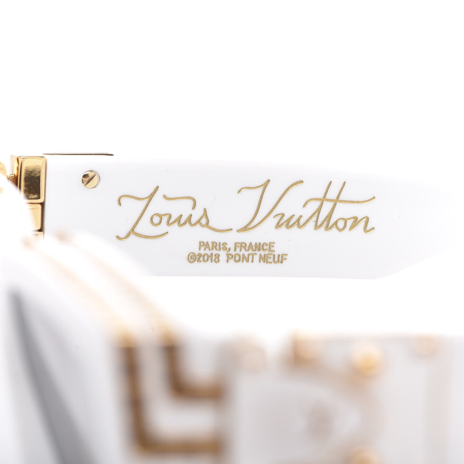 Louis Vuitton Acetate 1.1 Millionaires Z1166W Sunglasses White 6 of 8