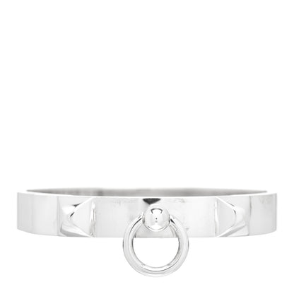Hermes Sterling Silver PM Collier De Chien Bracelet ST 1 of 4