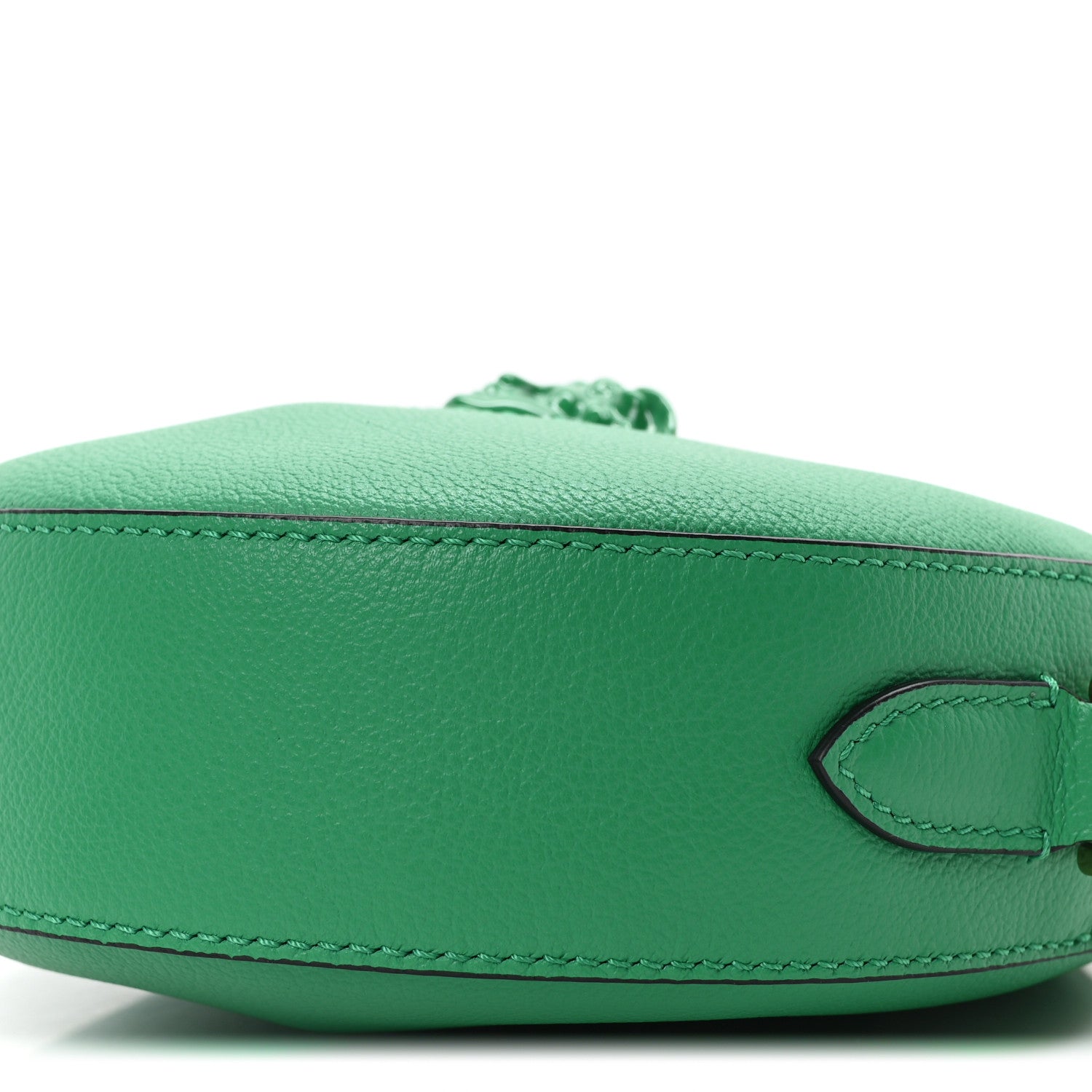 VERSACE グリーン ケース Versace La Medusa Logo Plaque Green Pebbled Leather Crossbody Bag