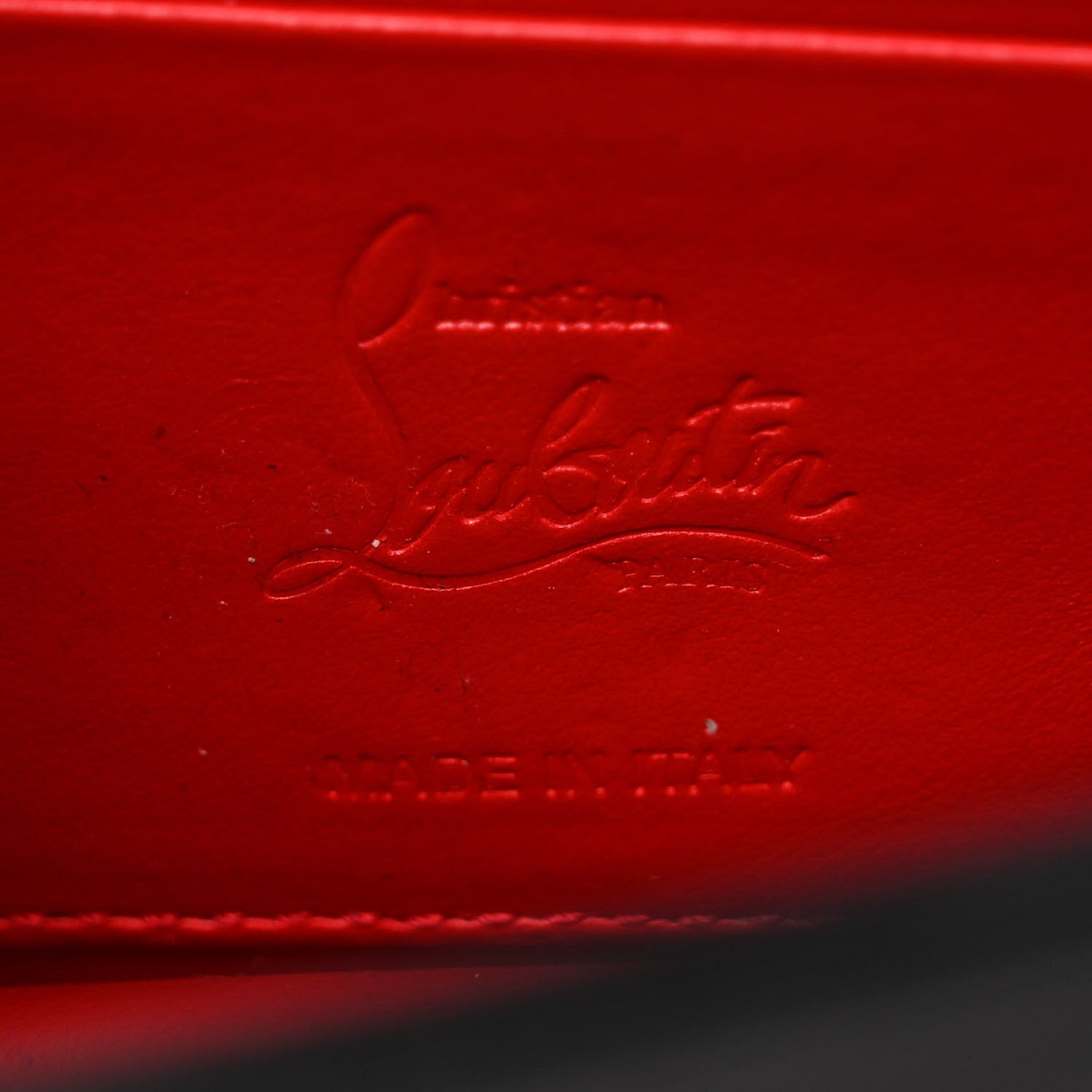 Christian Louboutin Patent Calfskin Loubi54 Crossbody Clutch Black 6 of 9
