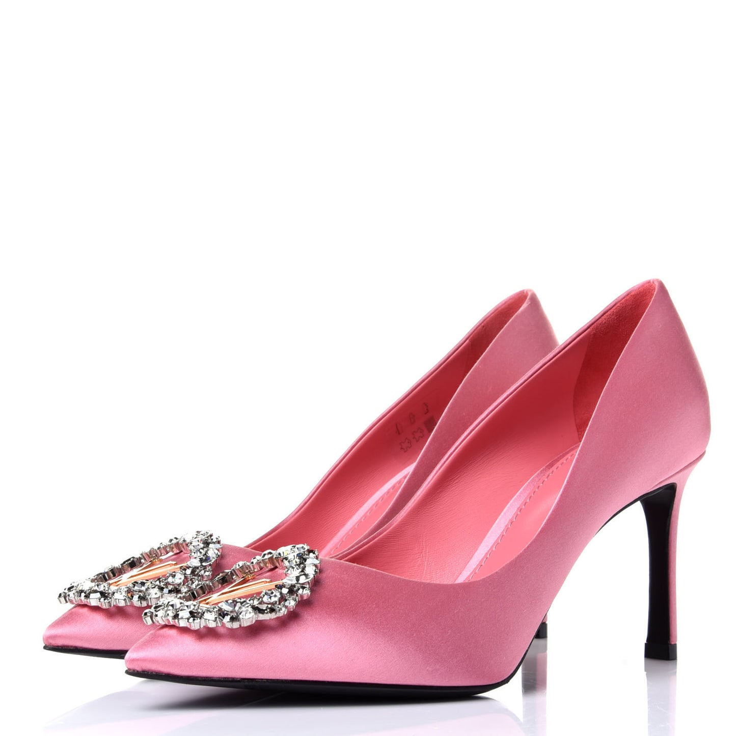 Satin Madeleine Pumps 37.5 Pink