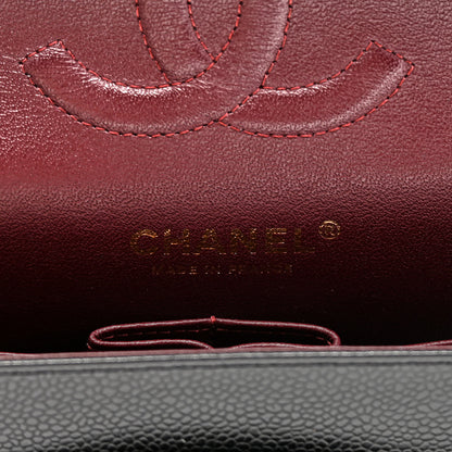 Chanel Caviar Quilted Medium Double Flap Black 6 of 10