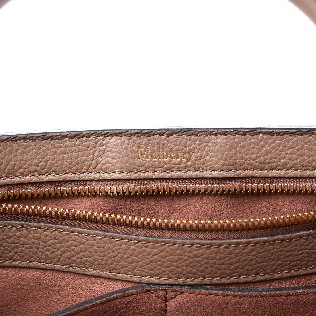 Mulberry Classic Grain Small New Bayswater Dark Blush 7 of 8