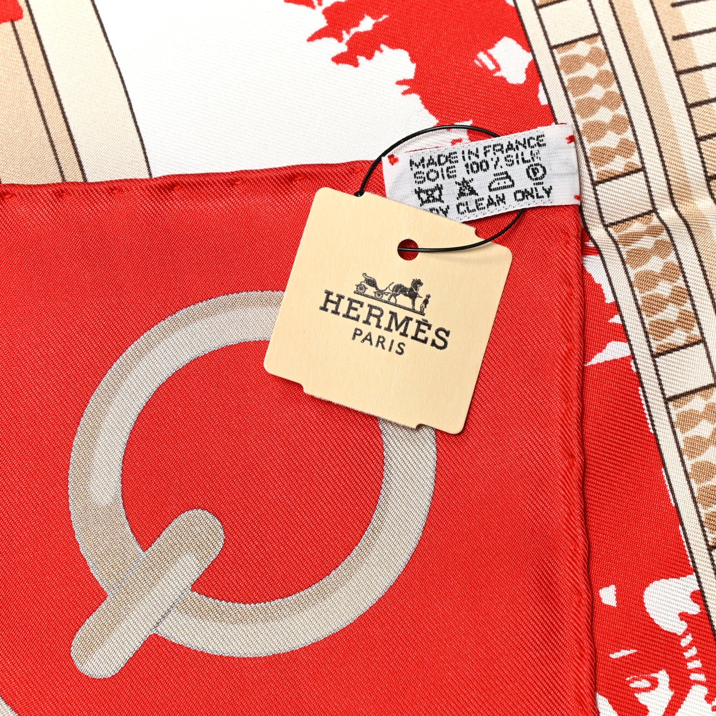 Silk Les Ponts De Paris Scarf 90 White Rouge