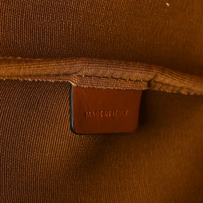 Celine Triomphe Canvas Calfskin Medium Bucket Bag Tan 6 of 10
