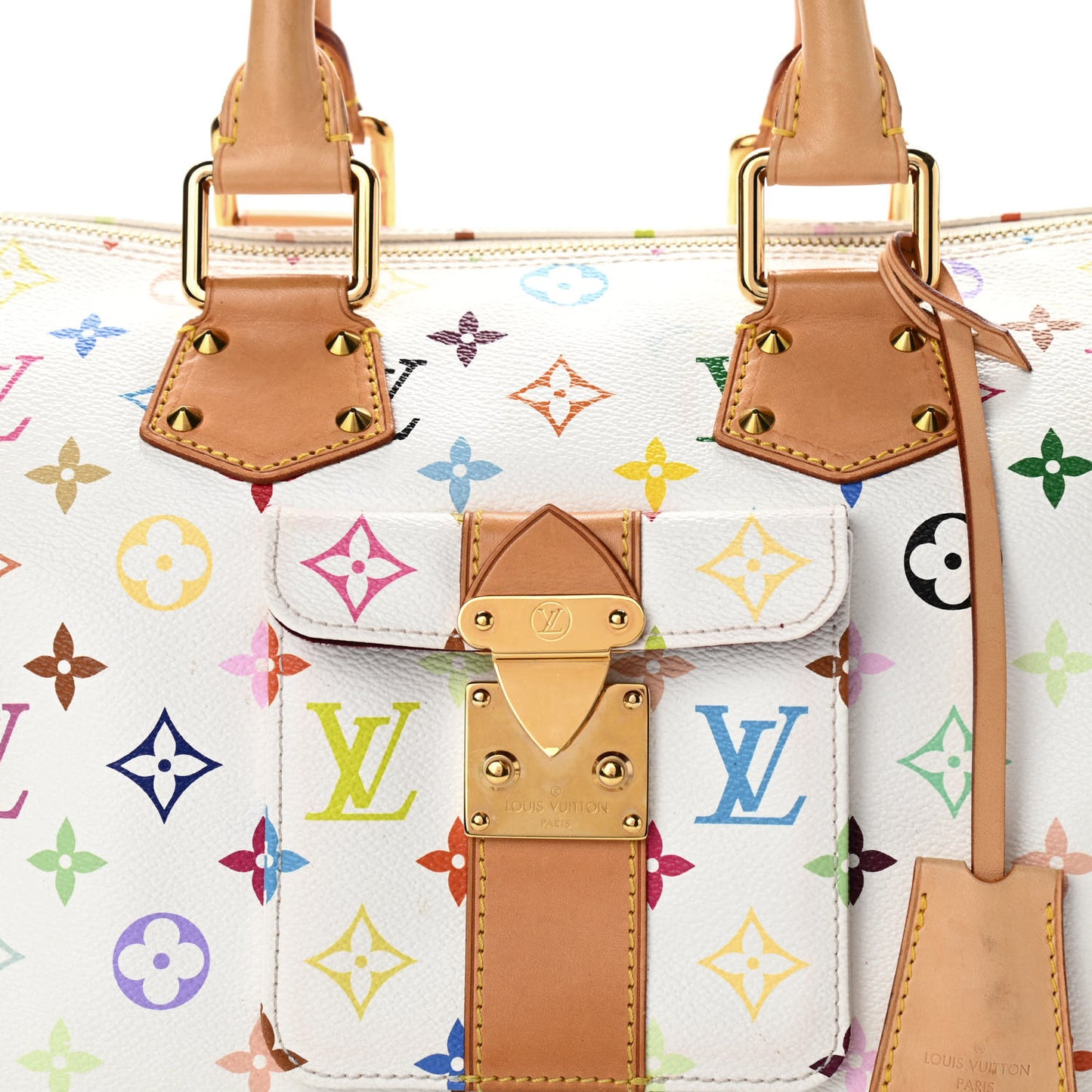 Monogram Multicolor Speedy 30 White