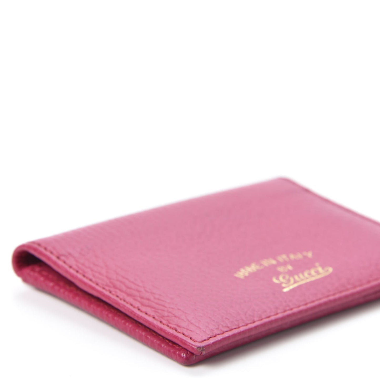 Dollar Calfskin Swing Train Pass Card Case Blossom