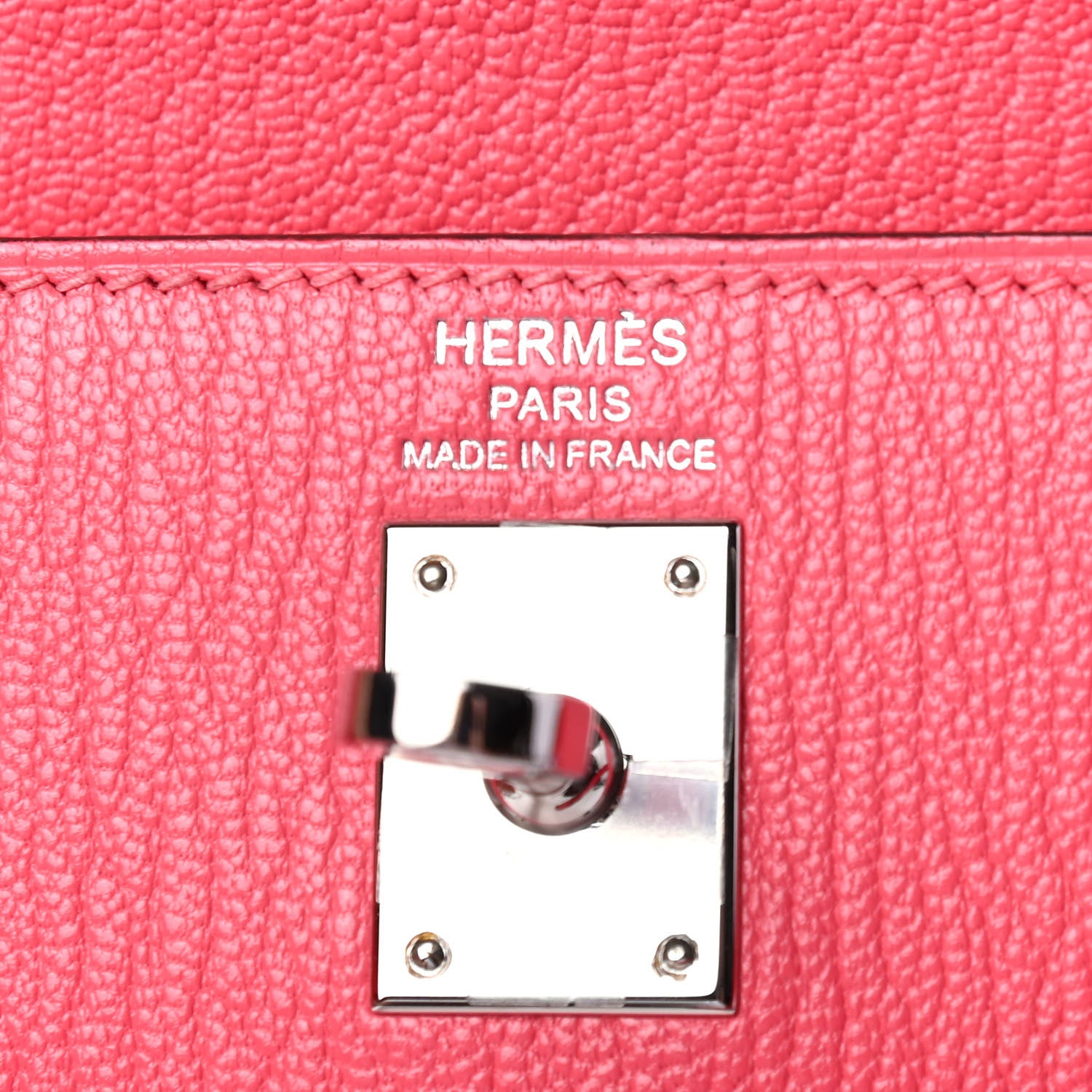Hermes Chevre Kelly Sellier 25 Rose Lipstick 5 of 8