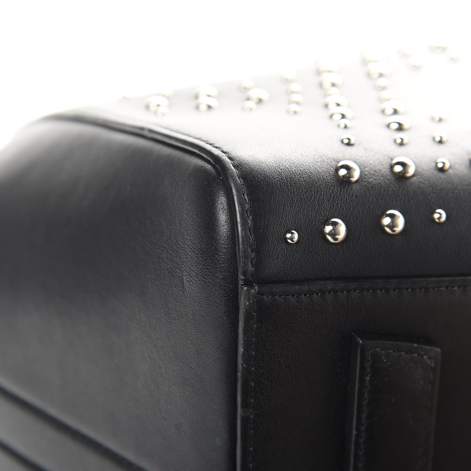 Givenchy Calfskin Medium Studded Antigona Black 12 of 15