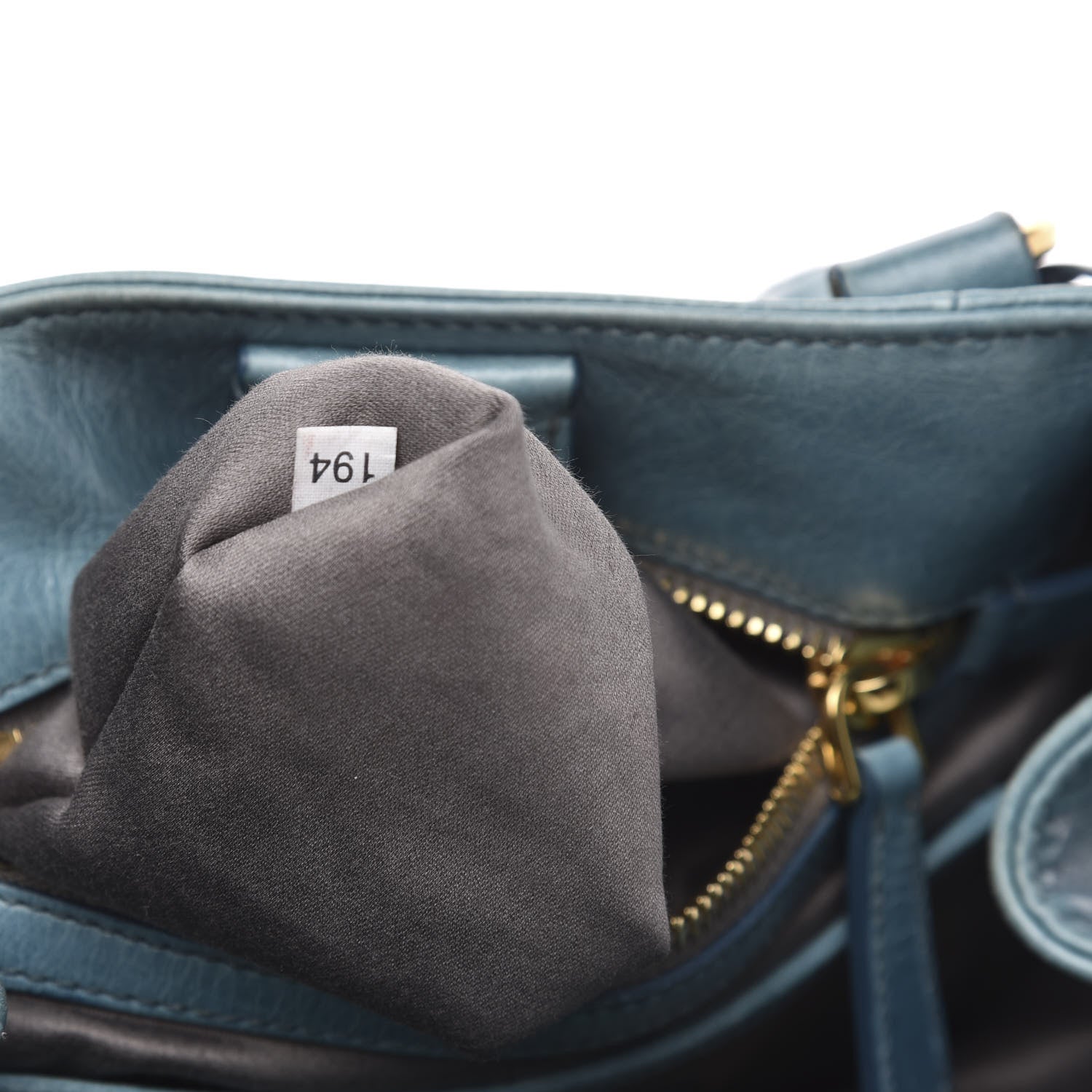 Miu Miu Vitello Shine Tote Mare 7 of 13