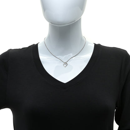 David Yurman Sterling Silver 14K Yellow Gold Mini Cable Heart Pendant Necklace 2 of 6