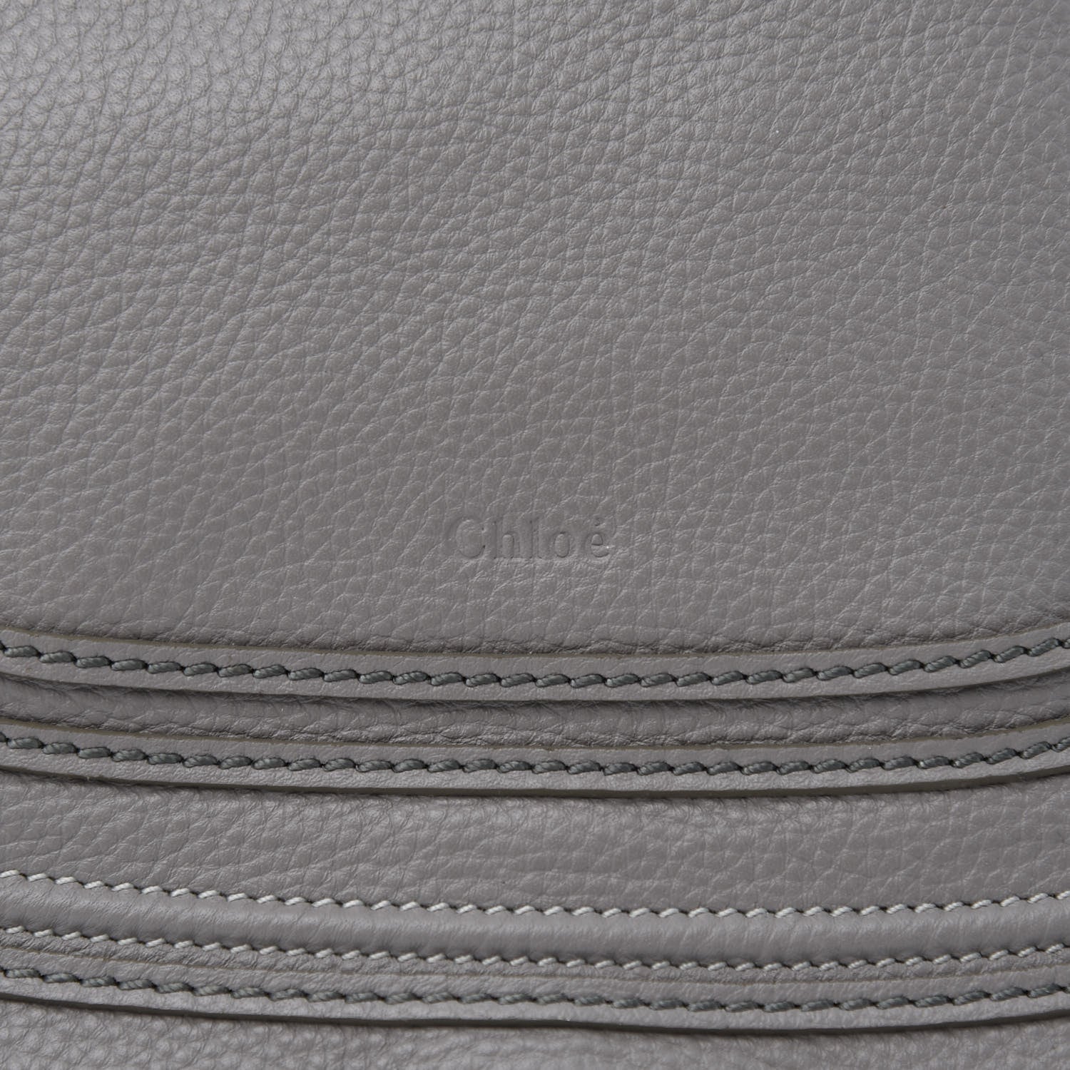 Chloe Calfskin Medium Marcie Satchel Cashmere Grey 10 of 11