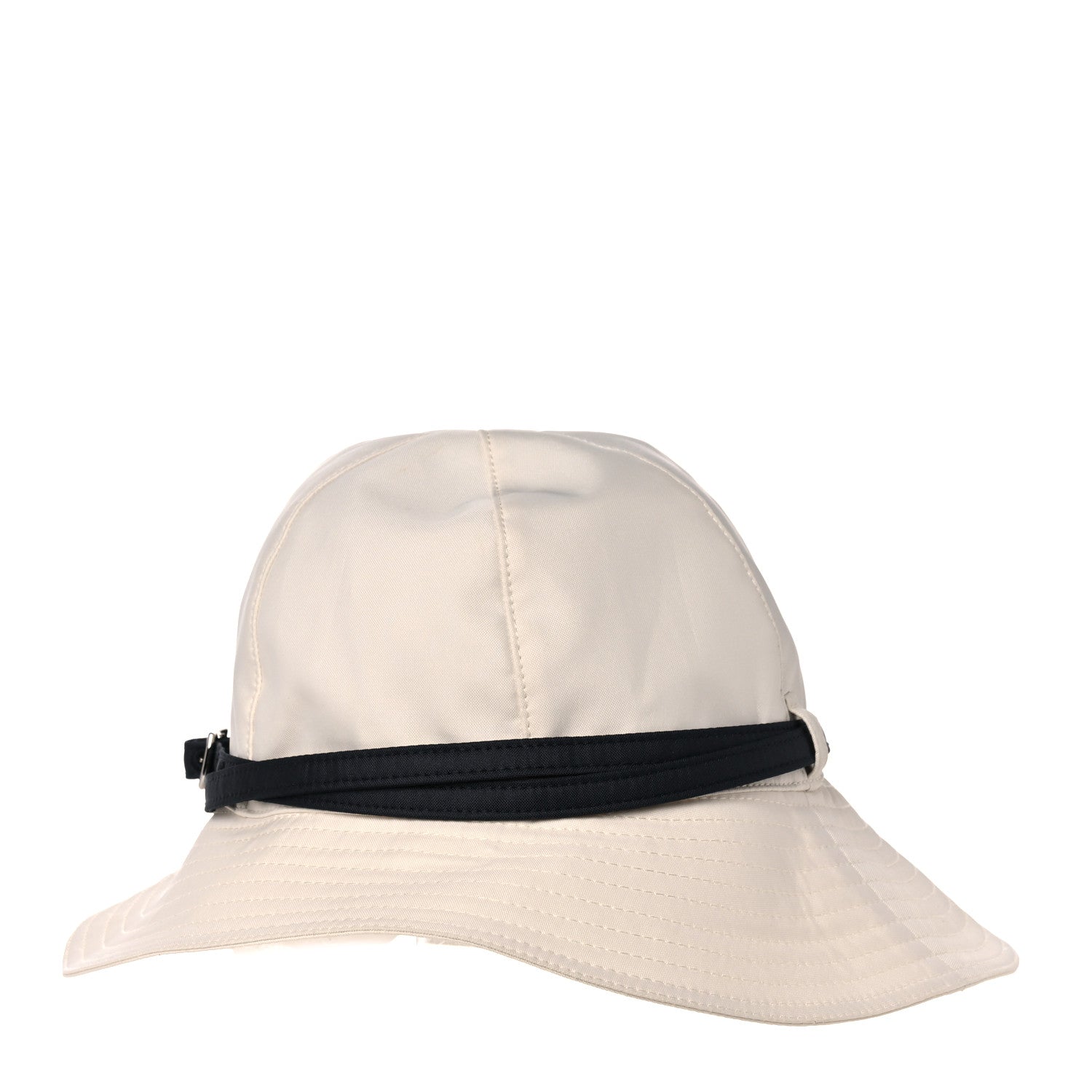 Hermes Toile Lucy Bucket Hat 57 Ecru Marine 3 of 6
