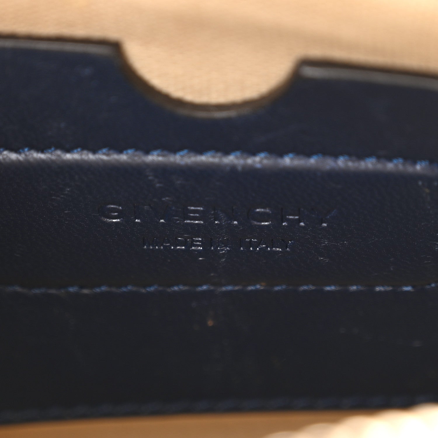Givenchy Calfskin Crocodile Embossed Nano Antigona Navy 6 of 9