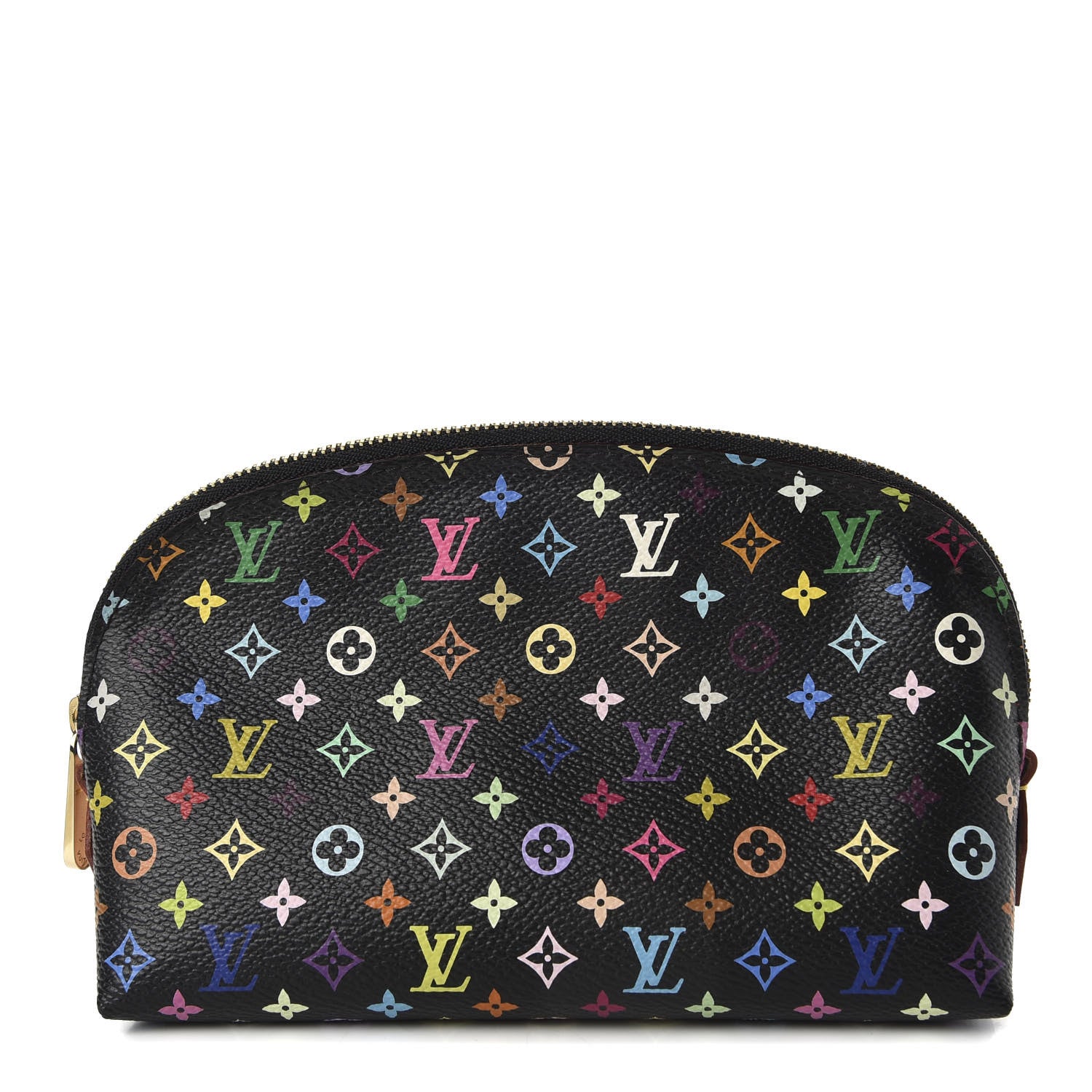 Louis Vuitton Monogram Multicolor Cosmetic Pouch Black Grenade 1 of 6