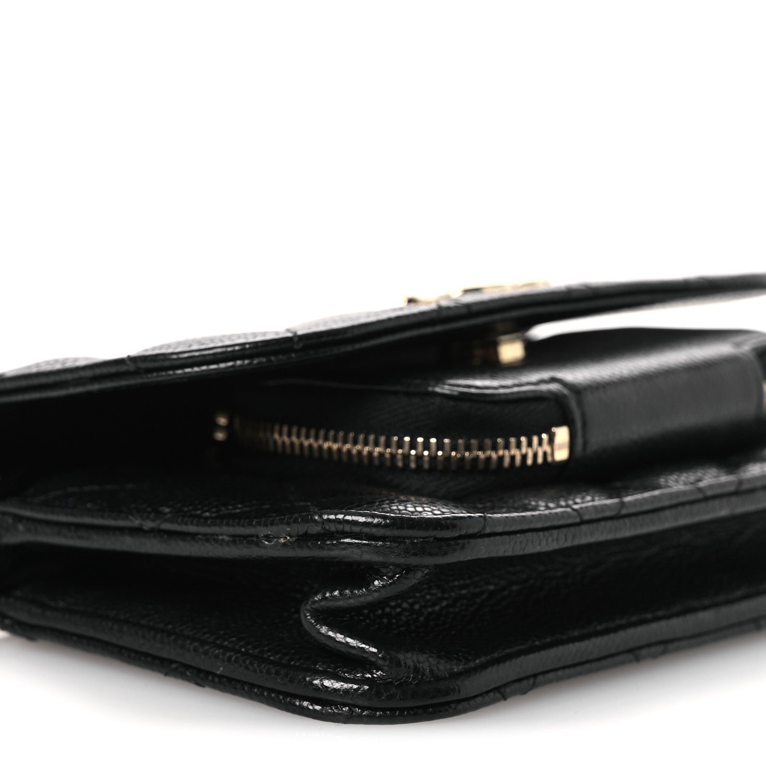 Chanel Caviar Quilted Business Affinity Clutch With Chain Black 10 of 13