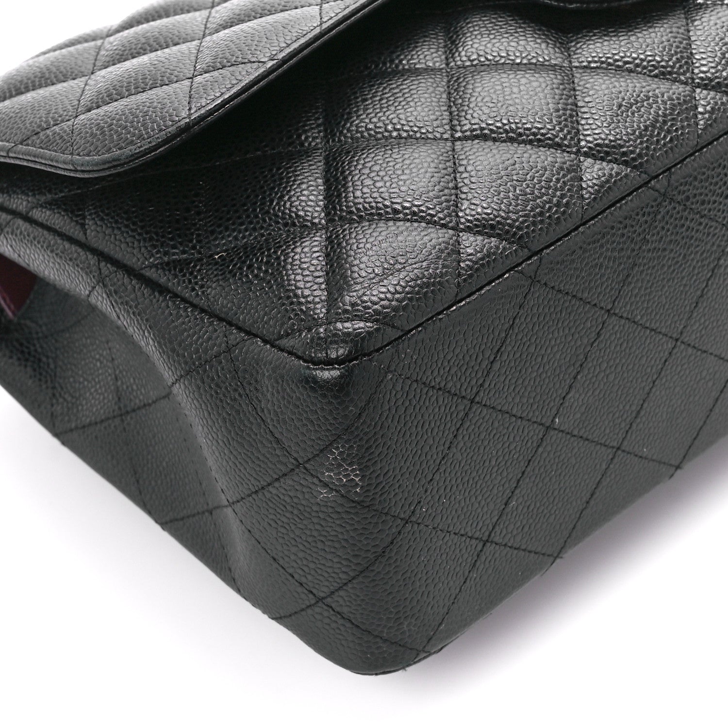 Chanel Caviar Quilted Jumbo Double Flap Black 10 of 12