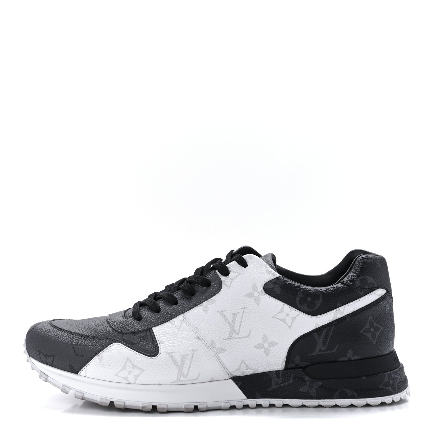 Louis Vuitton Monogram Eclipse Ice Reverse Mens Run Away Sneakers 9 1 of 8