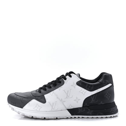 Louis Vuitton Monogram Eclipse Ice Reverse Mens Run Away Sneakers 9 1 of 8