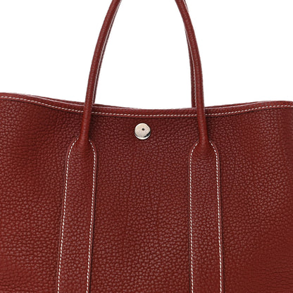 Hermes Negonda Garden Party Tote 30 TPM Rouge H 7 of 14