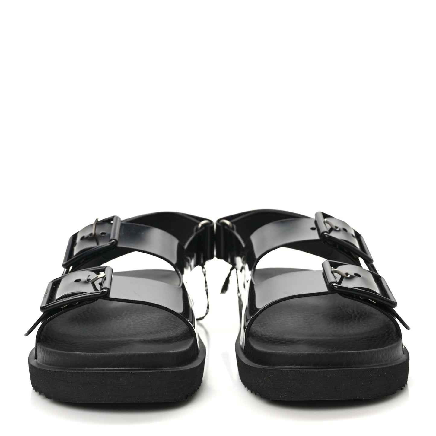 Rubber Mini Double G Womens Isla Dad Sandals 35 Black