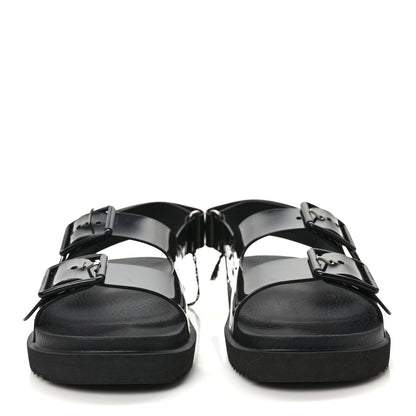Gucci Rubber Mini Double G Womens Isla Dad Sandals 35 Black 3 of 8