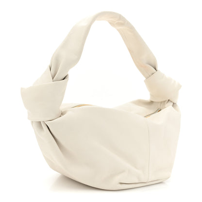 Bottega Veneta Calfskin Mini Double Knot Bag White 3 of 11