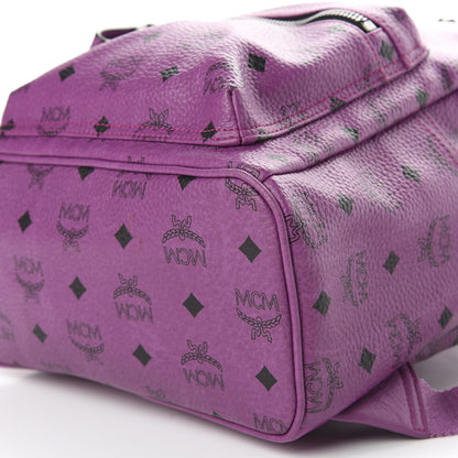 MCM Visetos Small Sprinkle Stud Stark Backpack Purple 7 of 7