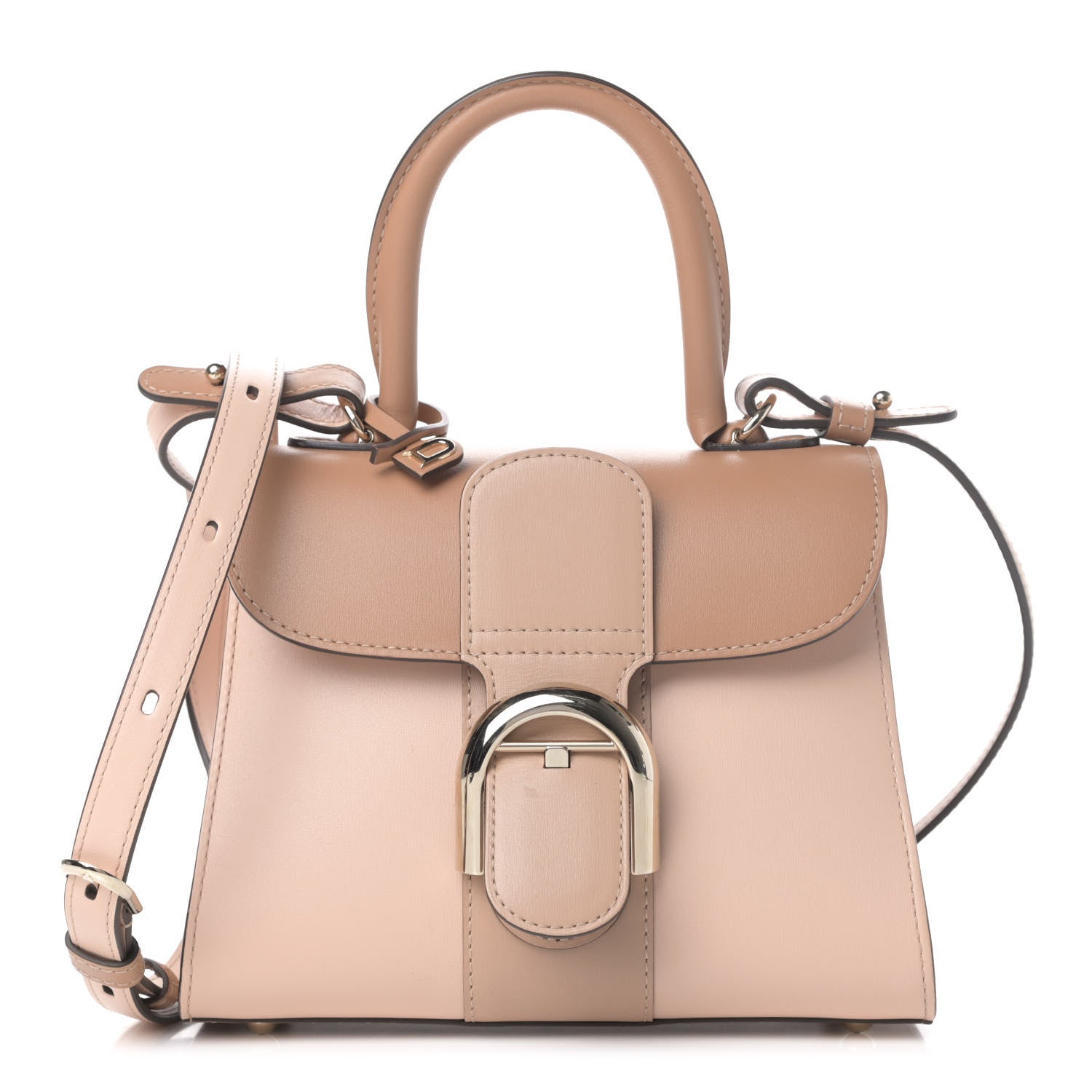 Delvaux Box Calfskin Mini Brillant Satchel Vison 1 of 5