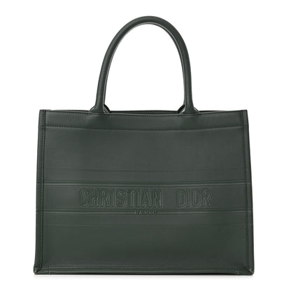 Christian Dior Calfskin Embossed Medium Book Tote Orage 1 of 16