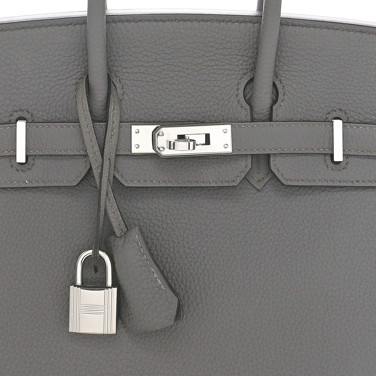 Hermes Togo Birkin 25 Etain 8 of 11