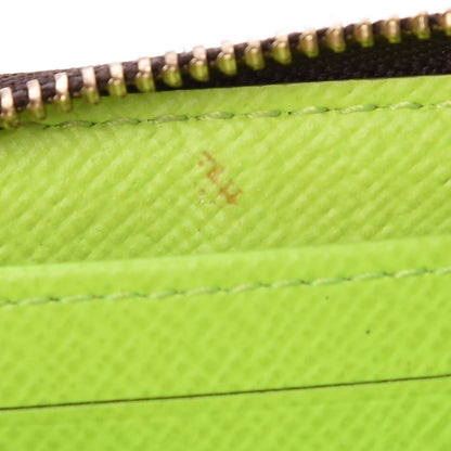 Louis Vuitton Monogram Graffiti Zippy Coin Purse Wallet Green 7 of 7