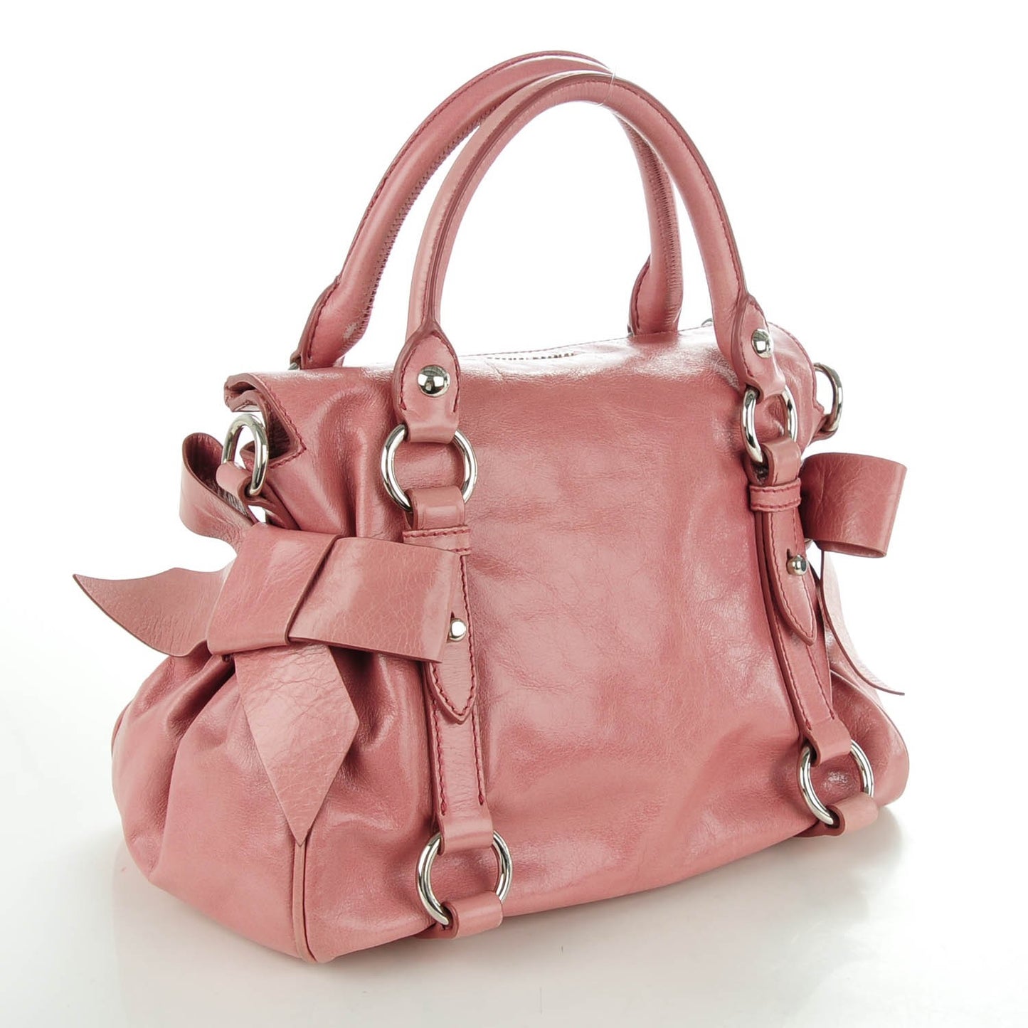 Vitello Lux Mini Bow Bag Loto