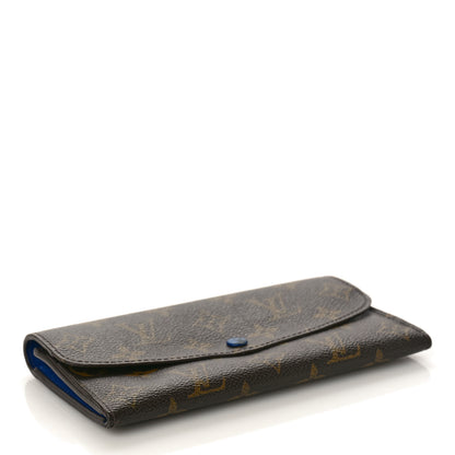 Louis Vuitton Monogram Emilie Wallet Blue 4 of 9