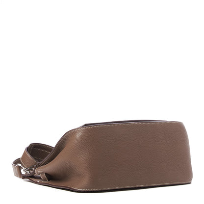Hermes Taurillon Clemence Jypsiere 28 Etoupe 3 of 10