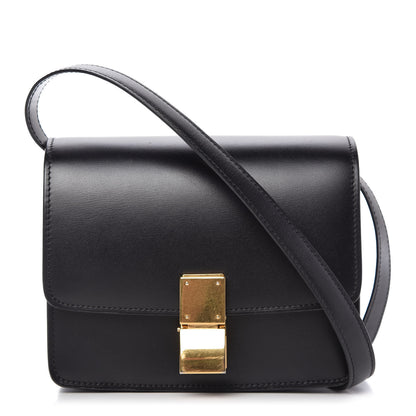 Celine Box Calfskin Small Classic Box Flap Bag Black 1 of 8