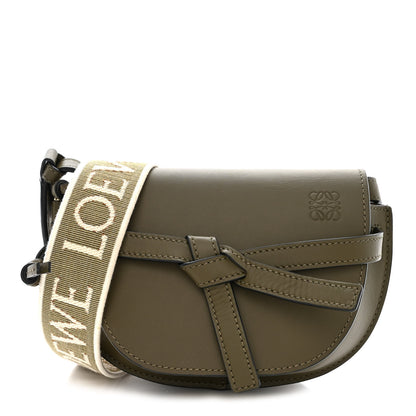 Loewe Calfskin Jacquard Mini Gate Dual Bag Autumn Green 1 of 10