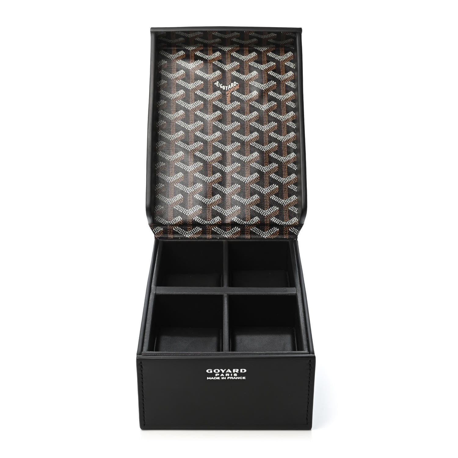 Goyard Goyardine Coffret Montres 4 Watch Box Black 1 of 5