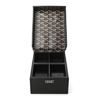 Goyard Goyardine Coffret Montres 4 Watch Box Black 1 of 5