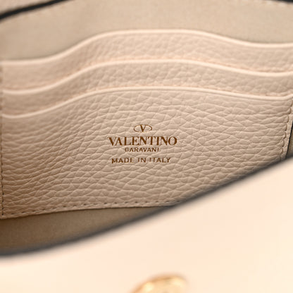 Valentino Garavani Grainy Calfskin Rockstud Crossbody Pouch Light Ivory 5 of 10