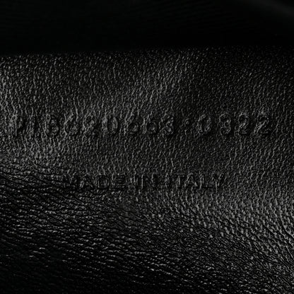 Saint Laurent Calfskin Crocodile Embossed Medium West Hollywood Monogram Fold-Over Grey 7 of 11