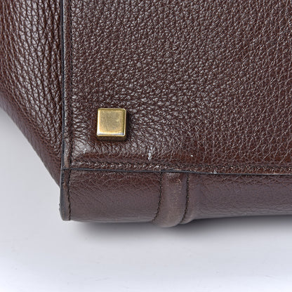 Celine Shiny Grained Calfskin Medium Phantom Luggage Brown 18 of 21